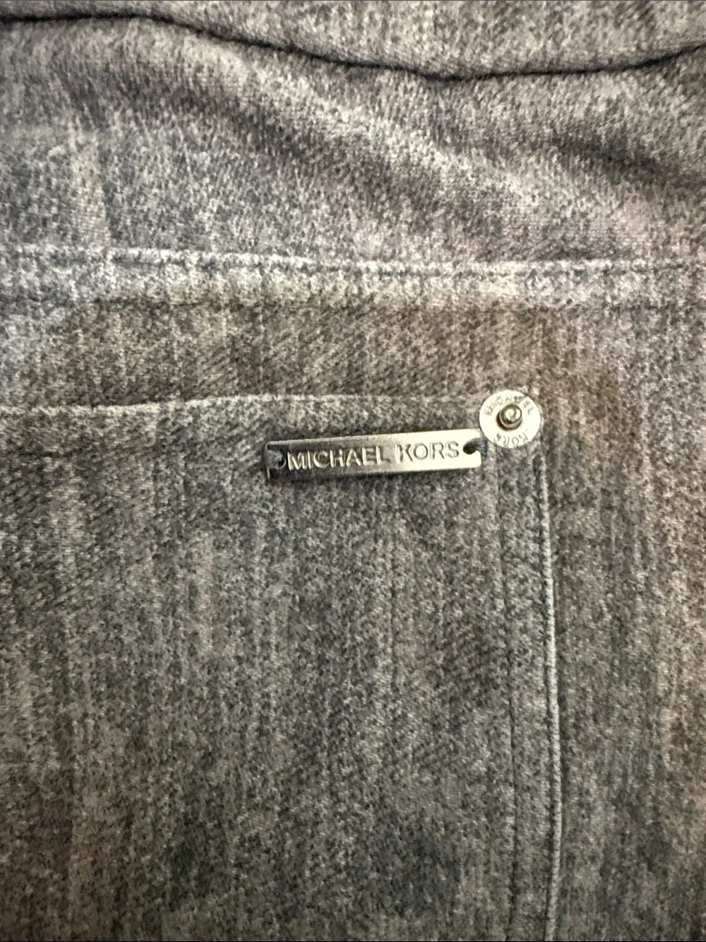 Michael Kors Heather Grey Stretch Jeggings